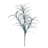 Floral^Regency Teal Glitter Sequin Pampas Grass Spray, 34"