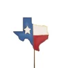 Pot Stakes^The Round Top Collection Texas Shaped Flag, Small