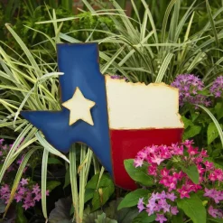 Wall Decor^The Round Top Collection Texas Shaped Flag, Small
