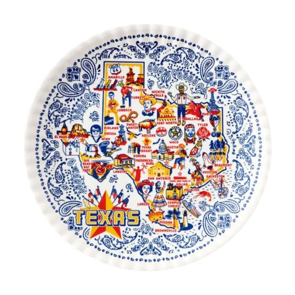 Kitchen & Dining^180 Degrees Texas State Plate