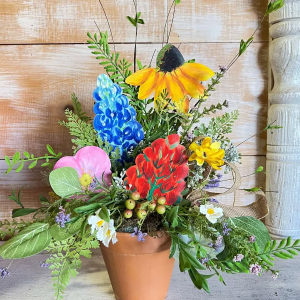 Pot Stakes^The Round Top Collection Texas Wildflowers