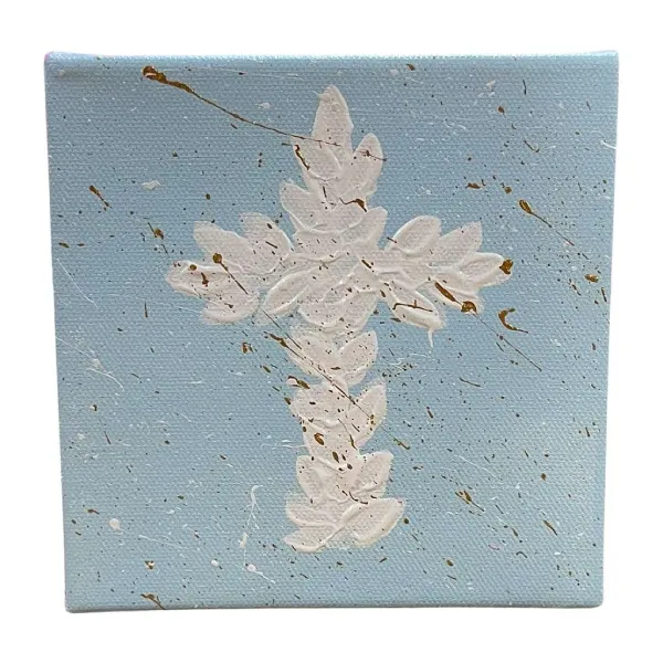 Celebrate Baby^CYTA Art Textured Cross Art