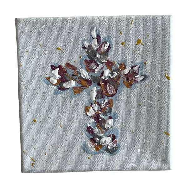 Celebrate Baby^CYTA Art Textured Cross Art