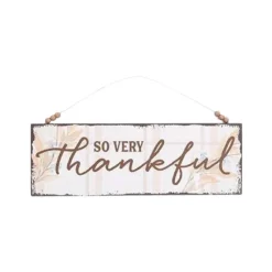 Focal Points^Burton & Burton Thankful Fall Plaid Sign