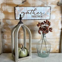 Wall Decor^Burton & Burton Thankful Fall Plaid Sign