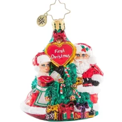 Wedding Showers^Christopher Radko The First Of Many Christmases Gem Ornament By