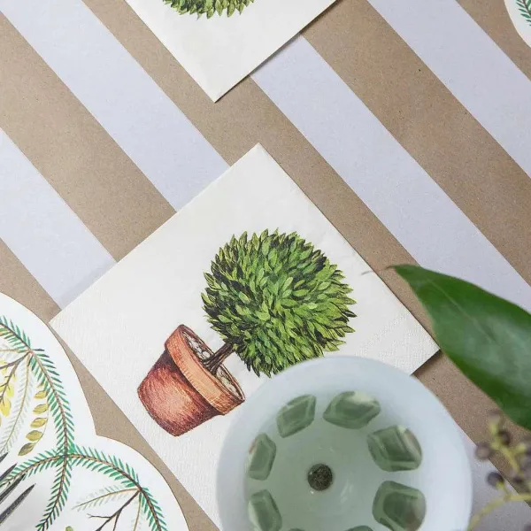 Party Diy^Hester & Cook Topiary Cocktail Napkin Set