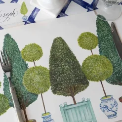 Party Diy^Hester & Cook Topiary Garden Placemat Sheets