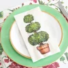 Spring^Hester & Cook Topiary Guest Napkin Set