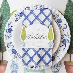 Spring^Hester & Cook Topiary Place Card