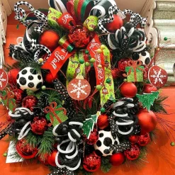 Floral^Craig Bachman Tubing And Glitter Ball Pick In Black And White