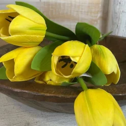 Floral Decor^CRI Tulip Bundle, Yellow
