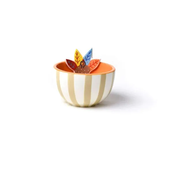 Kitchen & Dining^Happy Everything Turkey Embellishment Bowl By !