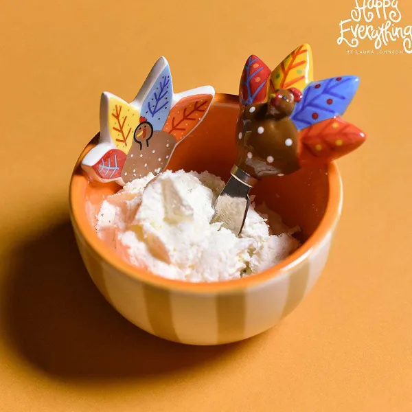 Kitchen & Dining^Happy Everything Turkey Embellishment Bowl By !