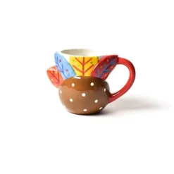 Kitchen & Dining^Happy Everything Turkey Shaped Mug By !