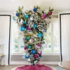 Ball Ornaments^Farrisilk Turquoise Glitter Ball Ornament, 4"