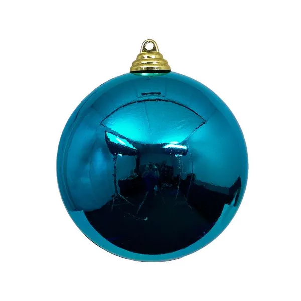 Ball Ornaments^Farrisilk Turquoise Shiny Ball Ornament, 6"