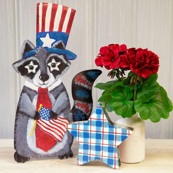 Table Decor^The Round Top Collection Two-Sided Star Tier Sitter