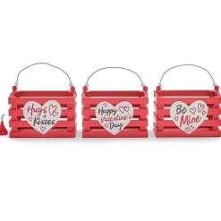 Table Decor^Burton & Burton Valentine Wood Crate