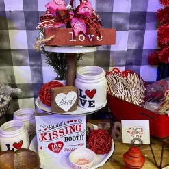 Kitchen & Dining^Burton & Burton Valentine's Day Mason Jar