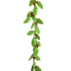 Floral^LIBERTY FLORAL Velvet Holly Leaf Garland