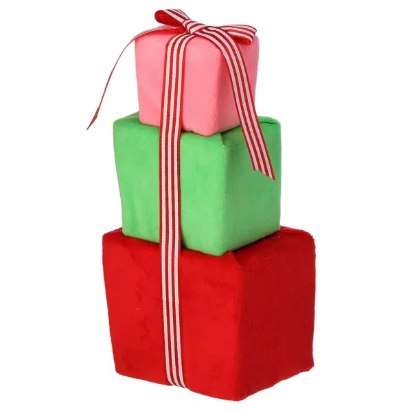 Home Accents^Regency Velvet Triple Gift Stack