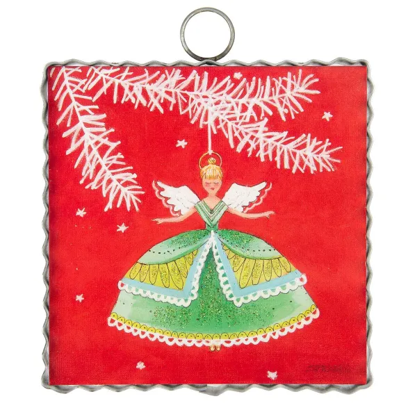 Table Decor^The Round Top Collection Vintage Angel Mini Gallery Art
