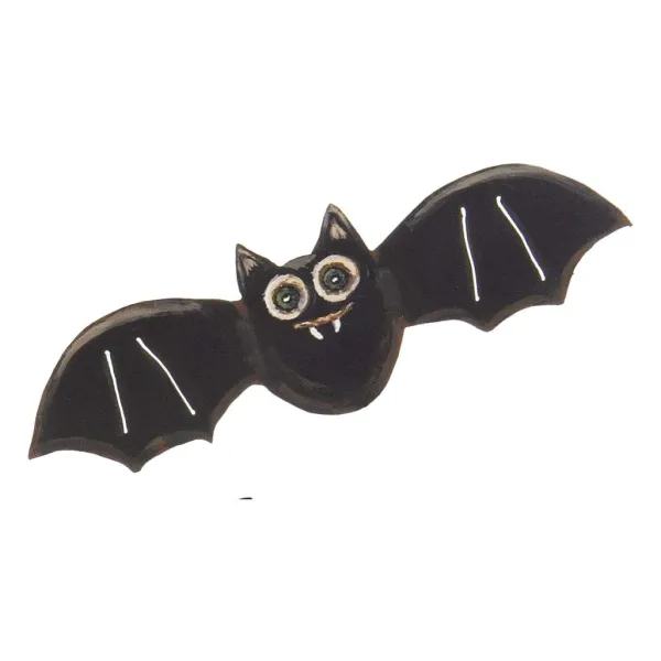Table Decor^The Round Top Collection Vintage Bat And Cat Magnet