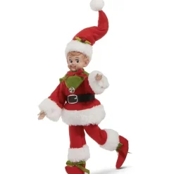 Table Decor^RAZ Vintage Posable Elf, 10"