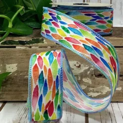 Spring^D. Stevens Water Color Stroke Ribbon