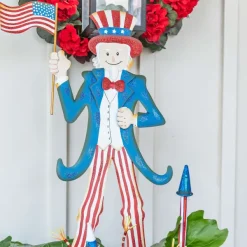 Pot Stakes^The Round Top Collection Waving Flag Uncle Sam