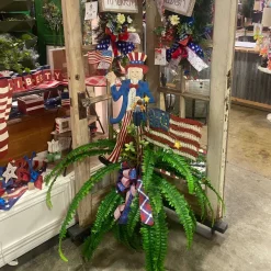 Pot Stakes^The Round Top Collection Waving Flag Uncle Sam
