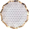 Kitchen & Dining^Sophistiplate Wavy Appetizer Bowl, Blanc & Noir