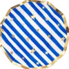Kitchen & Dining^Sophistiplate Wavy Appetizer Plate, Patriotic Confetti