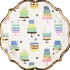 Kitchen & Dining^Sophistiplate Wavy Appetizer Plate, Patterned Birthday