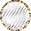Kitchen & Dining^Sophistiplate Wavy Dinner Plate, Blanc & Noir