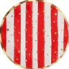 Party Diy^Sophistiplate Wavy Dinner Plate, Patriotic Confetti