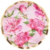 Celebrate Baby^Sophistiplate Wavy Dinner Plate, Pink Peonies