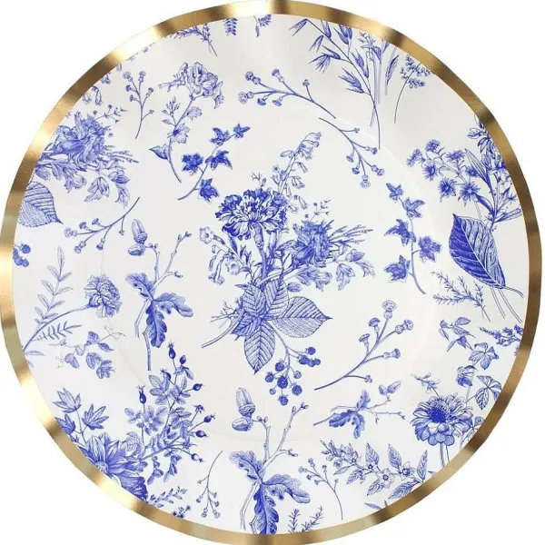 Wedding Showers^Sophistiplate Wavy Dinner Plate, Timeless