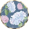 Party Diy^Sophistiplate Wavy Salad Plate, Hydrangeas