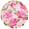 Kitchen & Dining^Sophistiplate Wavy Salad Plate, Pink Peonies