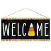 Wall Decor^Craig Bachman Welcome Home Candy Corn Sign