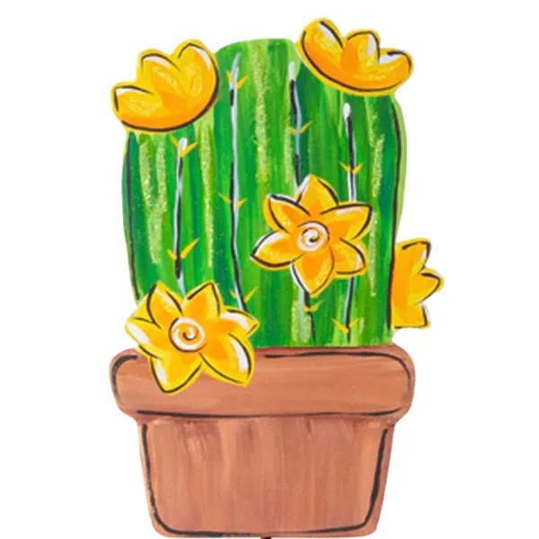 Pot Stakes^The Round Top Collection Whimsy Cactus