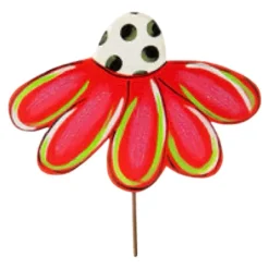 Pot Stakes^The Round Top Collection Whimsy Corn Flowers