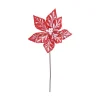 Floral^Direct Export Co. White And Red Poinsettia Stem