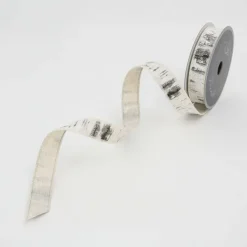 Winter^Farrisilk White Birch Natural Ribbon, 1" X 10Yd