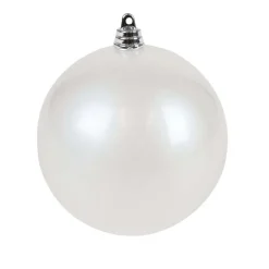 St. Patrick's Day^Farrisilk White Candy Apple Ball Ornament, 6"