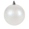 Ball Ornaments^Farrisilk White Candy Apple Ball Ornament, 8"