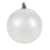 St. Patrick's Day^Farrisilk White Candy Apple Finish Ball, 4"