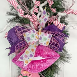 Ribbon^Craig Bachman White Conversation Hearts Ribbon